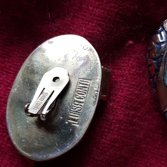 VINTAGE 70s Luisa Conti earings - Picture 2 of 2